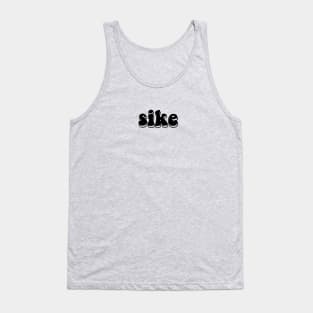 sike double layered Tank Top